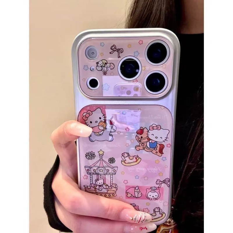 Luxury Bags From Japan - Neue Acryl-Hartschalen-Handyhülle mit Cartoon-Katzenmuster, geeignet für