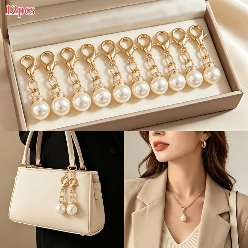 Luxury Bags And Shoes - 12 Stück Luxuriöse Strass-Karabinerverschlüsse Vielseitige Schuh-Charms