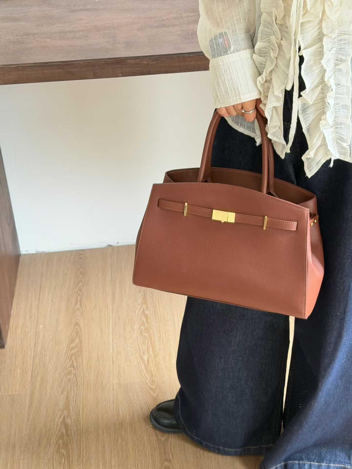 Luxury Bags Old Money - FIRMRANCH Luxuriöse Old-Money-Style Hochwertige Große Kapazität