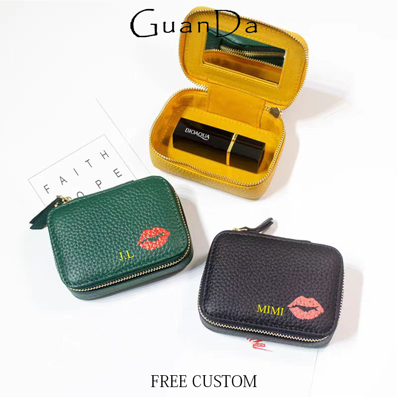 Luxury Bags Names - Luxus Rindsleder Frau Lippenstift Box Benutzerdefinierte