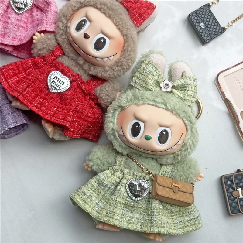 15 17 cm Für Labubu Puppe Entz – Luxury Bags Mini Bewertung und Preis