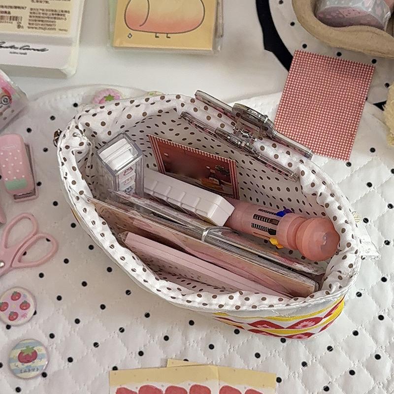 Kawaii Mode Patchwork Erdbeer- – Luxury Bags Cute Bewertung und Preis
